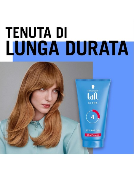 taft styling gel fissante per capelli - 150ml - ultra - ultra fissante: tuttocasashop.live: igiene e cura della persona
