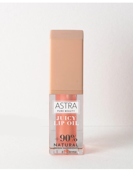 astra pure beauty juicy lip oil - olio labbra idratante - 01 peach: tuttocasashop.live: igiene e cura della persona