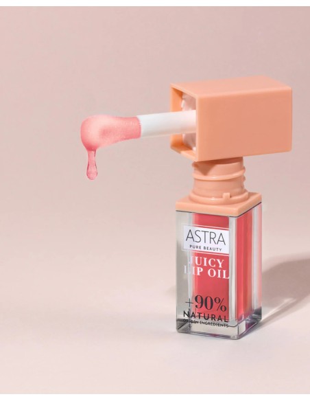 astra pure beauty juicy lip oil - olio labbra idratante - 01 peach: tuttocasashop.live: igiene e cura della persona