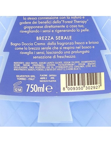 pino silvestre bagnoschiuma 750ml - forest bath - brezza serale: tuttocasashop.live: igiene e cura della persona