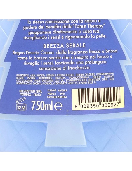 pino silvestre bagnoschiuma 750ml - forest bath - brezza serale: tuttocasashop.live: igiene e cura della persona