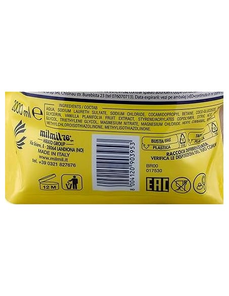 mil mil sapone liquido - ecoricarica - 2 litri - cocco: tuttocasashop.live: igiene e cura della persona