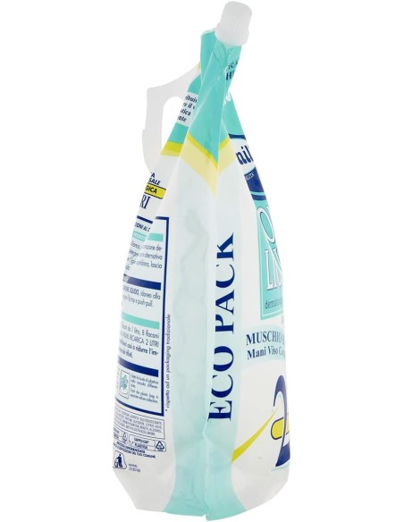 mil mil sapone liquido - ecoricarica - 2 litri - muschio bianco: tuttocasashop.live: igiene e cura della persona