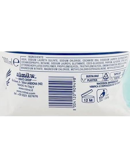 mil mil sapone liquido - ecoricarica - 2 litri - muschio bianco: tuttocasashop.live: igiene e cura della persona
