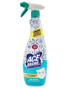 ace detergente spray - 600ml - bagno con candeggina: tuttocasashop.live: pulizia e cura della casa