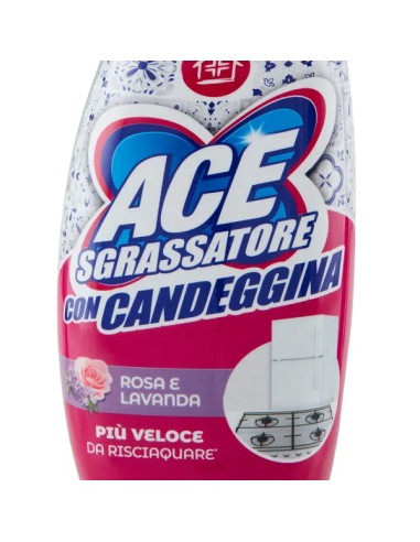 ace detergente spray - 600ml - sgrassatore con candeggina: tuttocasashop.live: pulizia e cura della casa