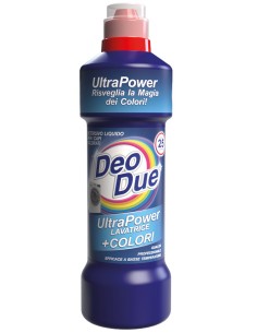 deo due ultra power lavatrice +colori 25 lavaggi 1 litro - detersivo liquido: tuttocasashop.live: prodotti per bucato e tessuti