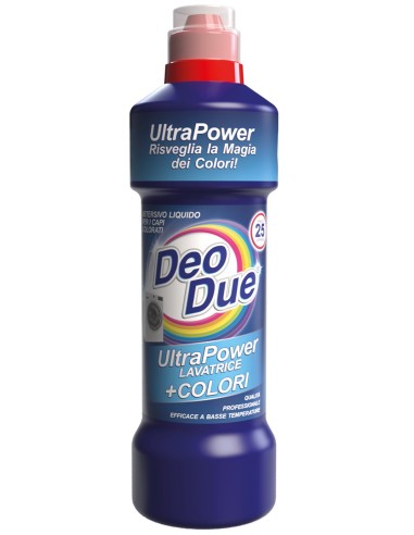 deo due ultra power lavatrice +colori 25 lavaggi 1 litro - detersivo liquido: tuttocasashop.live: prodotti per bucato e tessuti