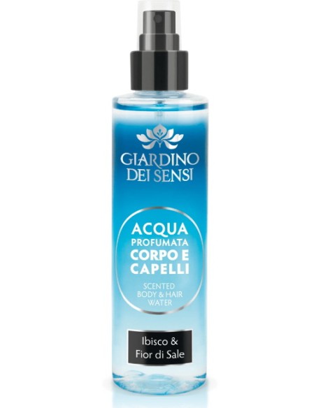giardino dei sensi acqua profumata corpo e capelli 110ml - ibisco e fiori: tuttocasashop.live: igiene e cura della persona