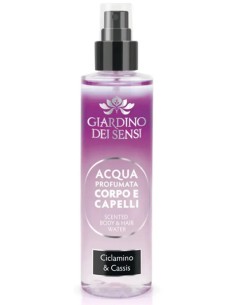 giardino dei sensi acqua profumata corpo e capelli 110ml - ciclamino cassis: tuttocasashop.live: igiene e cura della persona