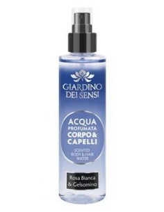 giardino dei sensi acqua profumata corpo e capelli 110ml - rosa e gelsomino: tuttocasashop.live: igiene e cura della persona