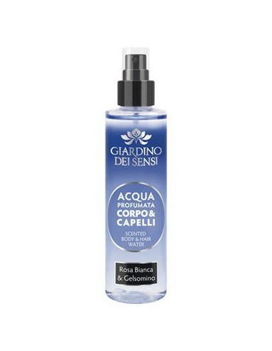 giardino dei sensi acqua profumata corpo e capelli 110ml - rosa e gelsomino: tuttocasashop.live: igiene e cura della persona