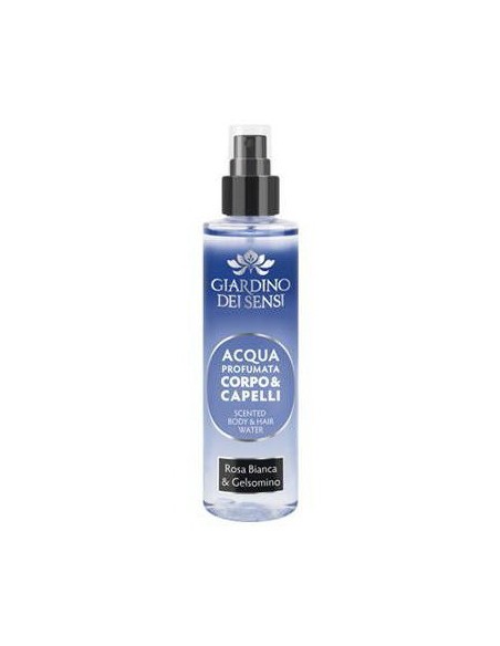 giardino dei sensi acqua profumata corpo e capelli 110ml - rosa e gelsomino: tuttocasashop.live: igiene e cura della persona
