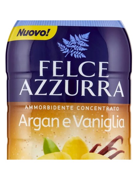 felce azzurra ammorbidente concentrato 45 lavaggi 900ml - argan e vaniglia: tuttocasashop.live: prodotti per bucato e tessuti