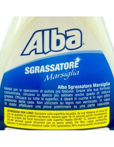 alba sgrassatore multiuso - 650ml - marsiglia - per sporco ostinato: tuttocasashop.live: pulizia e cura della casa