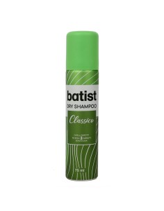 batist shampoo a secco spray - 75ml - formato mini da viaggio - travel size: tuttocasashop.live: igiene e cura della persona
