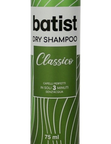 batist shampoo a secco spray - 75ml - formato mini da viaggio - travel size: tuttocasashop.live: igiene e cura della persona