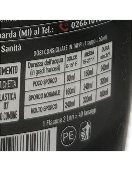 ce' piu' lavanero - 2 litri - detersivo capi neri o scuri: tuttocasashop.live: prodotti per bucato e tessuti