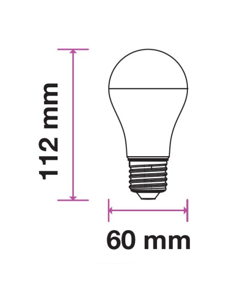 v-tac lampadina a led - goccia - e27 8.5w 6500k - luce fredda: tuttocasashop.live: altro - bazar