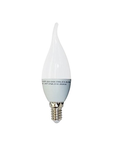v-tac lampadina a led - fiamma - e14 4w 4000k - luce naturale: tuttocasashop.live: altro - bazar