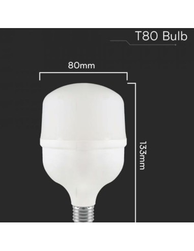 v-tac lampadina a led - miniglobo - e27 20w 4000k - luce naturale: tuttocasashop.live: altro - bazar
