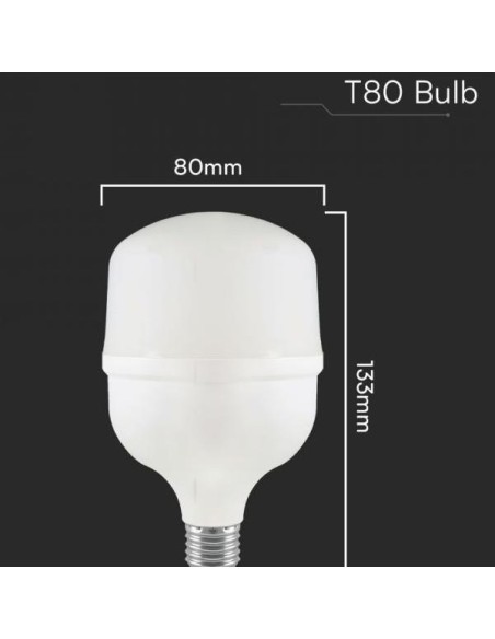 v-tac lampadina a led - miniglobo - e27 20w 4000k - luce naturale: tuttocasashop.live: altro - bazar