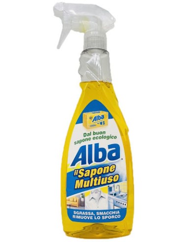 alba il sapone multiuso spray - 650ml - sgrassa smacchia rimuove lo sporco: tuttocasashop.live: pulizia e cura della casa
