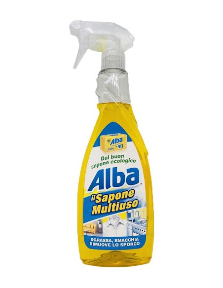alba il sapone multiuso spray - 650ml - sgrassa smacchia rimuove lo sporco: tuttocasashop.live: pulizia e cura della casa