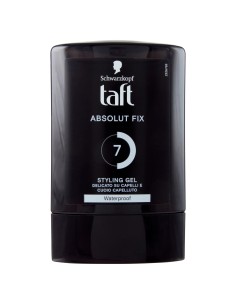 taft gel per capelli 300ml - 07 absolut fix - waterproof: tuttocasashop.live: igiene e cura della persona