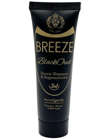 breeze doccia shampoo e bagnoschiuma mini 50ml - blackoud - formato viaggio: tuttocasashop.live: igiene e cura della persona