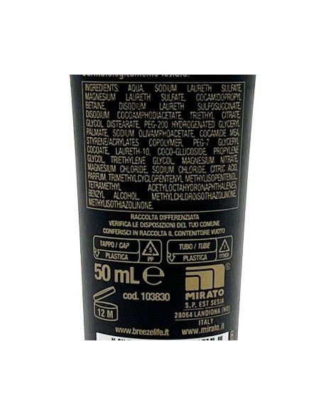 breeze doccia shampoo e bagnoschiuma mini 50ml - blackoud - formato viaggio: tuttocasashop.live: igiene e cura della persona