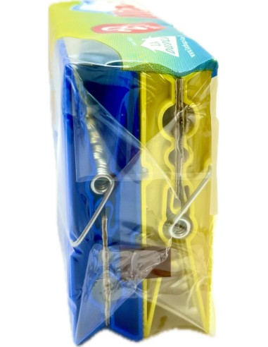 mia la dupla 20 pinze stendi bucato in plastica - made in italy - colorate: tuttocasashop.live: prodotti per bucato e tessuti