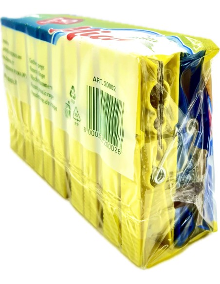 mia la dupla 20 pinze stendi bucato in plastica - made in italy - colorate: tuttocasashop.live: prodotti per bucato e tessuti