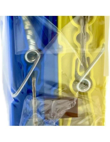 mia la dupla 20 pinze stendi bucato in plastica - made in italy - colorate: tuttocasashop.live: prodotti per bucato e tessuti