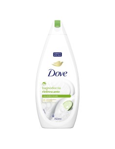 dove bagnodoccia - 750ml - rinfrescante - con cetriolo e te' verde: tuttocasashop.live: igiene e cura della persona