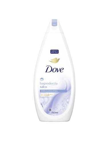 dove bagnodoccia - 750ml - talco - al delicato profumo di talco: tuttocasashop.live: igiene e cura della persona