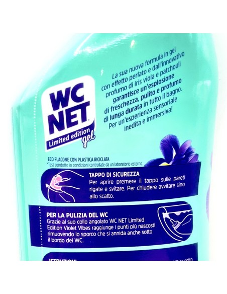 wc net detergente per wc 700ml - limited edition - violet ribes: tuttocasashop.live: pulizia e cura della casa