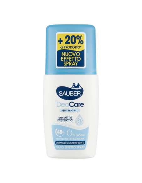 sauber deo care deodorante vapo effetto spray - 90ml - pelli sensibili: tuttocasashop.live: igiene e cura della persona