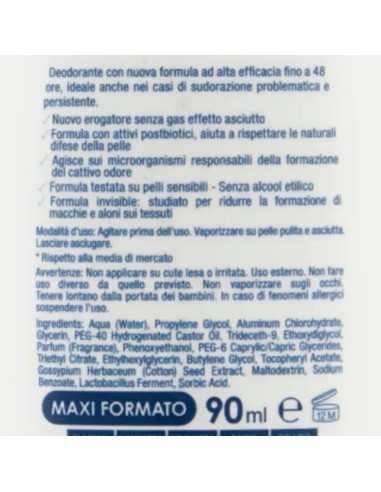 sauber deo care deodorante vapo effetto spray - 90ml - pelli sensibili: tuttocasashop.live: igiene e cura della persona