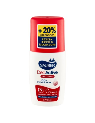 sauber deo care deodorante vapo - 90ml - deoactive invisible - 72h: tuttocasashop.live: igiene e cura della persona