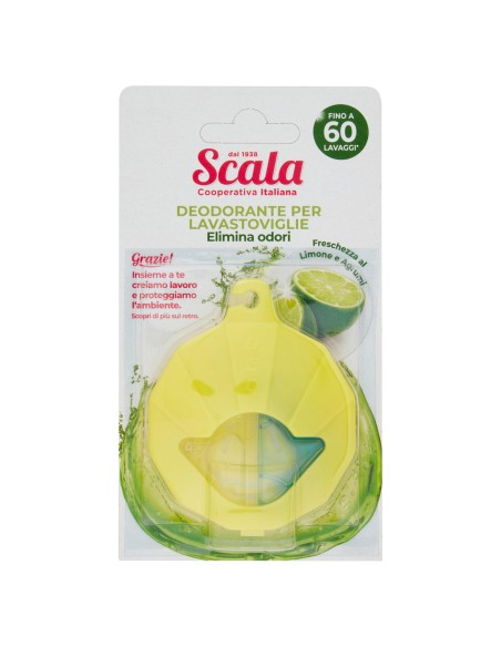 scala deodorante per macchine lavastoviglie - 60 lavaggi - limone: tuttocasashop.live: pulizia e cura della casa