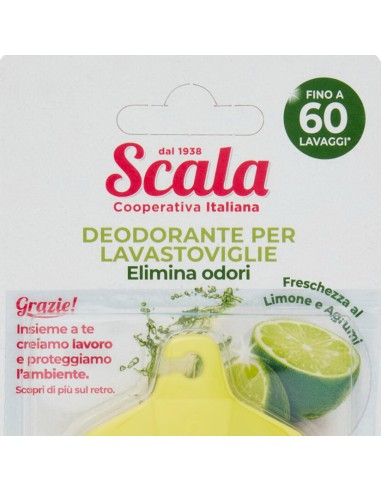 scala deodorante per macchine lavastoviglie - 60 lavaggi - limone: tuttocasashop.live: pulizia e cura della casa