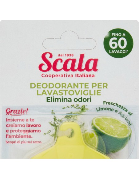 scala deodorante per macchine lavastoviglie - 60 lavaggi - limone: tuttocasashop.live: pulizia e cura della casa