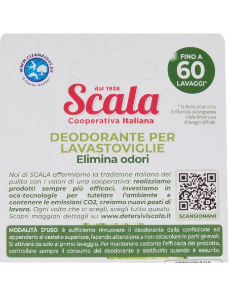 scala deodorante per macchine lavastoviglie - 60 lavaggi - limone: tuttocasashop.live: pulizia e cura della casa