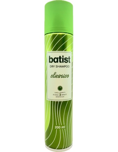 batist shampoo secco - dry shampoo - 200ml -in soli 3 minuti senz'acqua: tuttocasashop.live: igiene e cura della persona