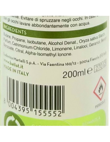 batist shampoo secco - dry shampoo - 200ml -in soli 3 minuti senz'acqua: tuttocasashop.live: igiene e cura della persona