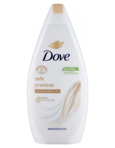 dove bagnodoccia - 750ml - seta preziosa - pelle liscia effetto seta: tuttocasashop.live: igiene e cura della persona