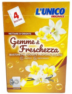 l'unico gemme di freschezza - 4 bustine profuma bucato - nettare d'oriente: tuttocasashop.live: prodotti per bucato e tessuti