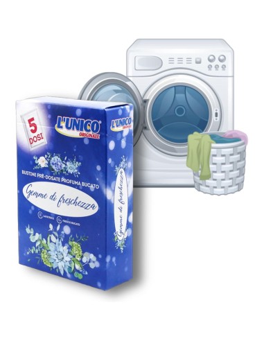 l'unico gemme di freschezza - 4 bustine profuma bucato - primavera: tuttocasashop.live: prodotti per bucato e tessuti