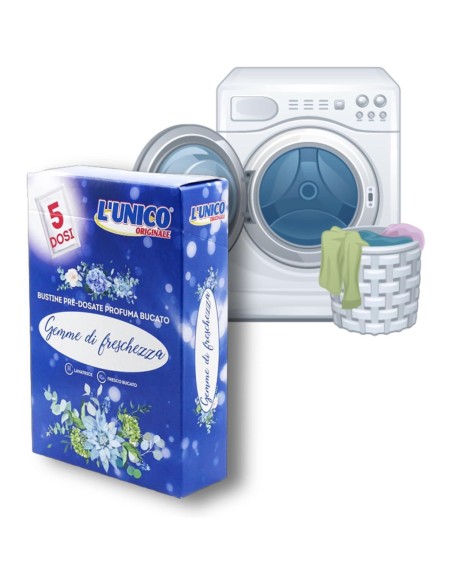 l'unico gemme di freschezza - 4 bustine profuma bucato - primavera: tuttocasashop.live: prodotti per bucato e tessuti